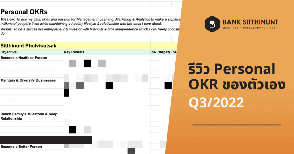 Featured Image Personal OKR Q3 2022